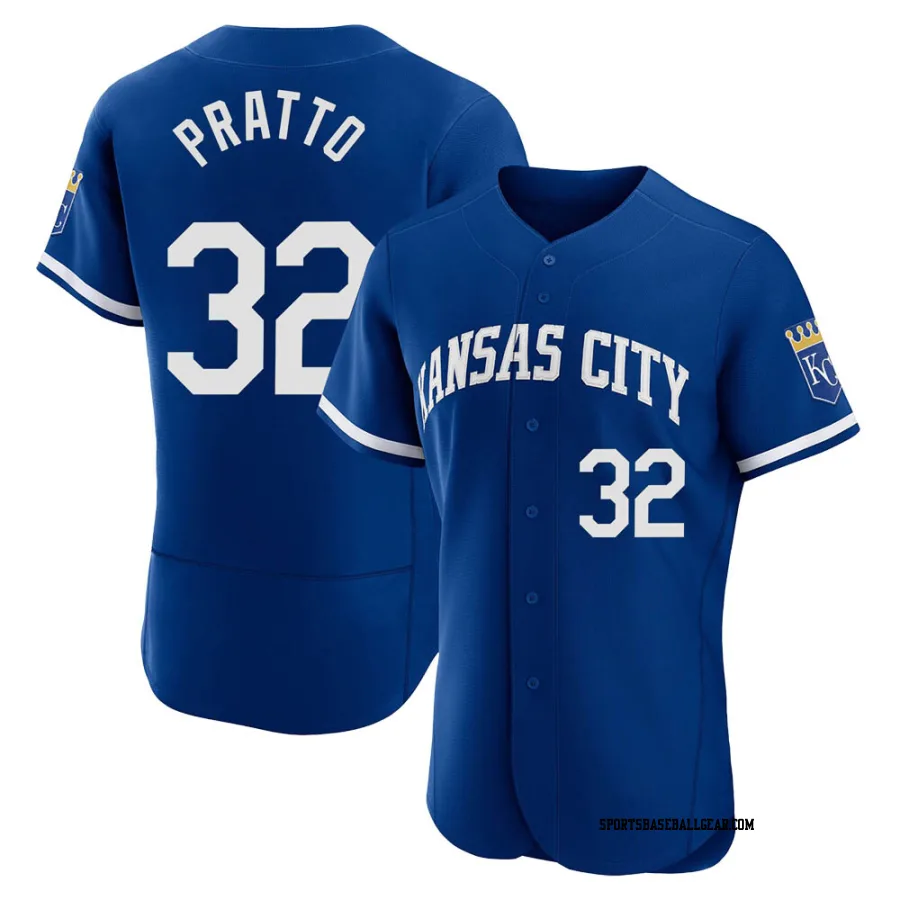 Nick Pratto Men's Kansas City Royals Royal Authentic 2022 Alternate Jersey