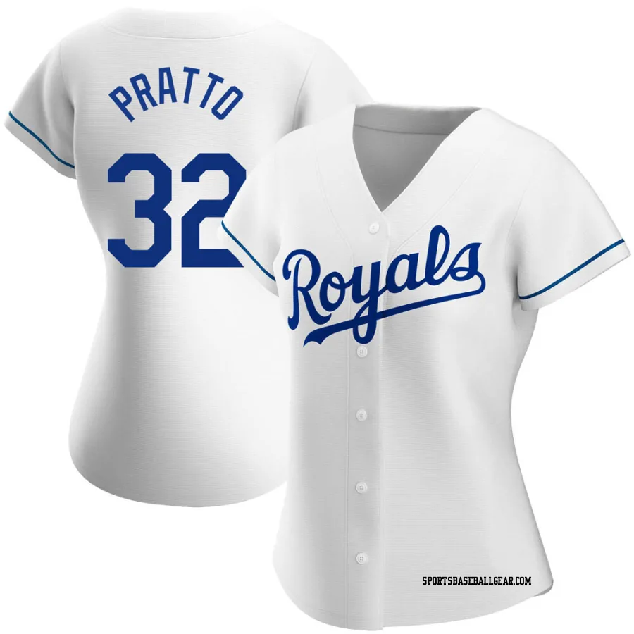 Nick Pratto Women's Kansas City Royals White Authentic Home Jersey