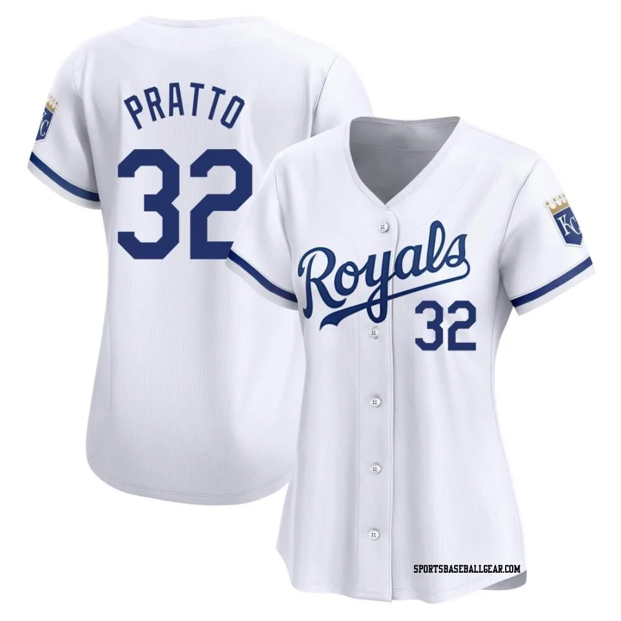 Nick Pratto Women's Kansas City Royals White Limited Home Jersey