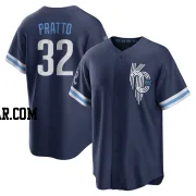 Nick Pratto Youth Kansas City Royals Navy Replica 2022 City Connect Jersey