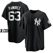 Nick Ramirez Men's New York Yankees Black/White Replica Jersey