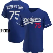 Nick Robertson Men's Los Angeles Dodgers Royal Authentic Alternate Jersey