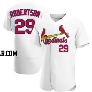 Nick Robertson Men's St. Louis Cardinals White Authentic Home Jersey