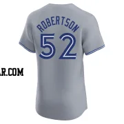 Nick Robertson Men's Toronto Blue Jays Gray Elite Road Jersey