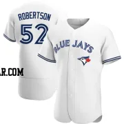 Nick Robertson Men's Toronto Blue Jays White Authentic Home Jersey