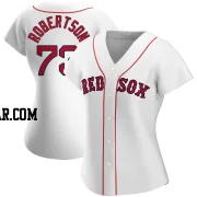 Nick Robertson Women's Boston Red Sox White Authentic Home Jersey