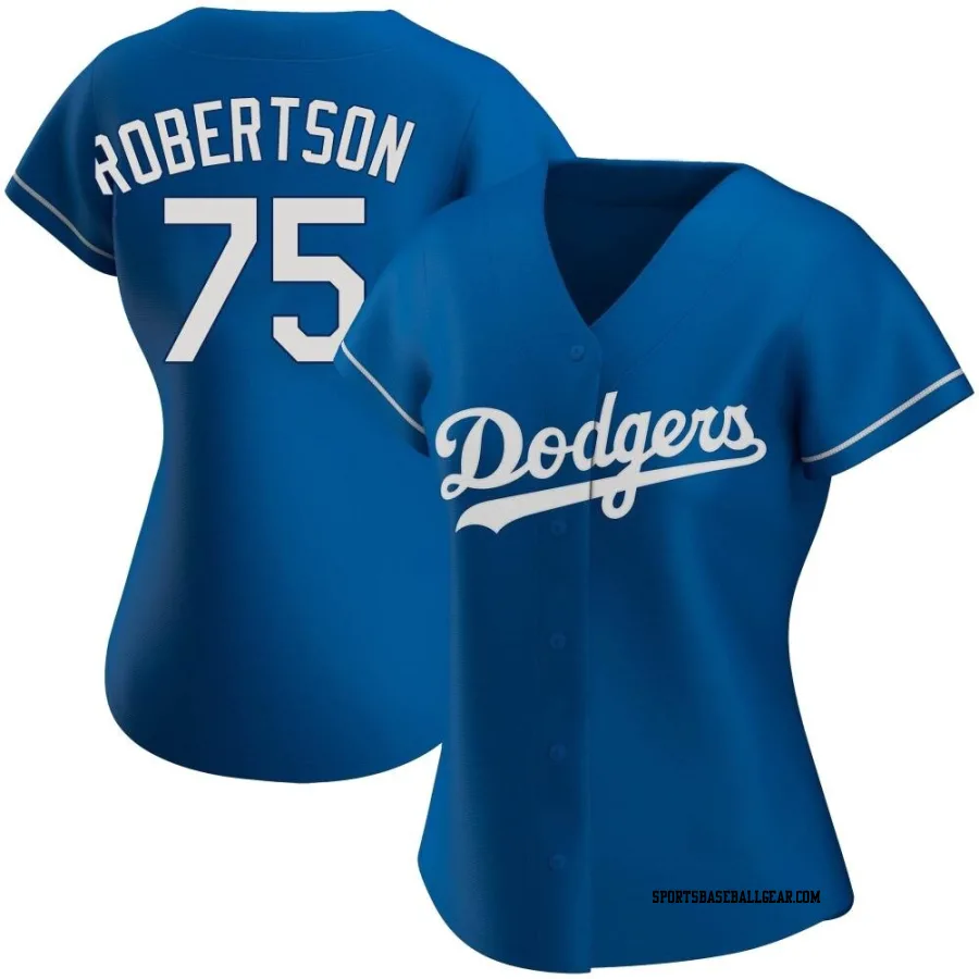 Nick Robertson Women's Los Angeles Dodgers Royal Authentic Alternate Jersey