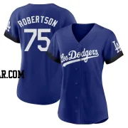 Nick Robertson Women's Los Angeles Dodgers Royal Replica 2021 City Connect Jersey