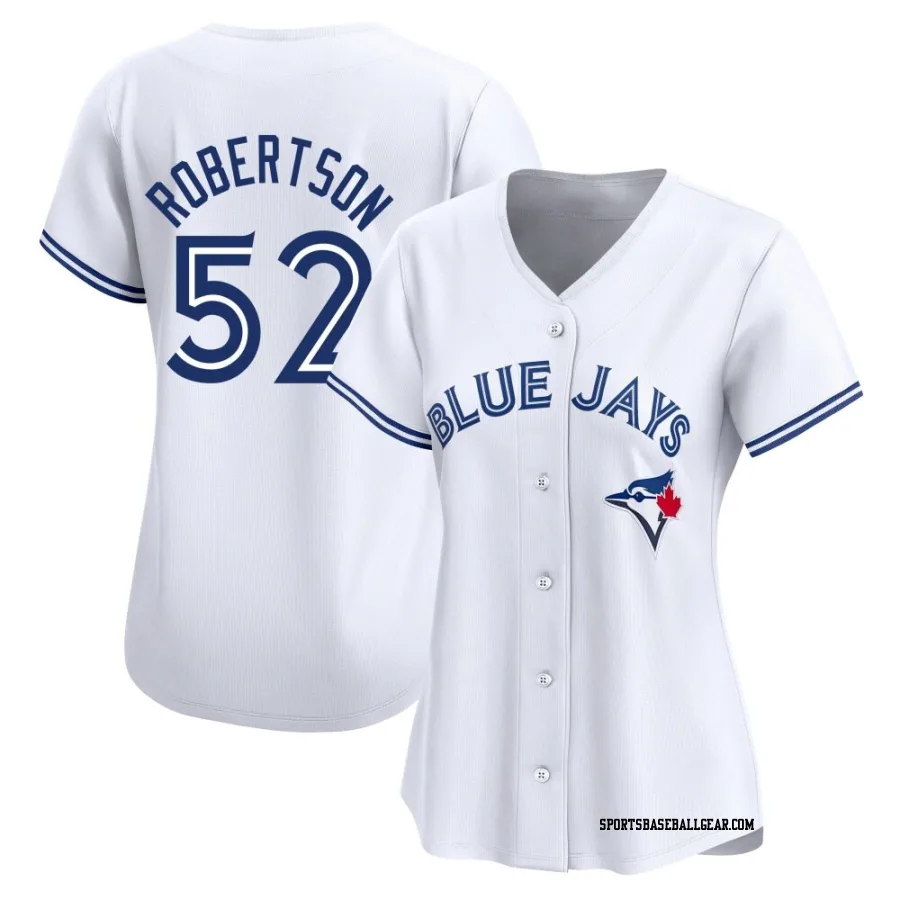 Nick Robertson Women's Toronto Blue Jays White Limited Home Jersey