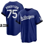 Nick Robertson Youth Los Angeles Dodgers Royal Replica 2021 City Connect Jersey