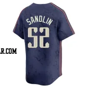 Nick Sandlin Men's Cleveland Guardians Navy Limited 2024 City Connect Jersey