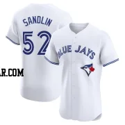 Nick Sandlin Men's Toronto Blue Jays White Elite Home Jersey