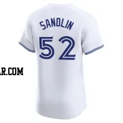 Nick Sandlin Men's Toronto Blue Jays White Elite Home Jersey