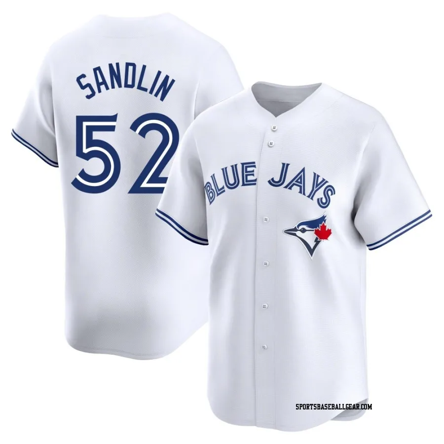 Nick Sandlin Men's Toronto Blue Jays White Limited Home Jersey