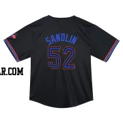 Nick Sandlin Toddler Toronto Blue Jays Black Limited 2024 City Connect Jersey