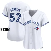 Nick Sandlin Women's Toronto Blue Jays White Limited Home Jersey