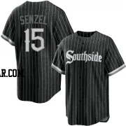 Nick Senzel Men's Chicago White Sox Black Replica 2021 City Connect Jersey