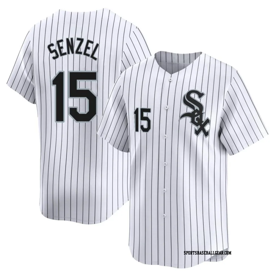 Nick Senzel Men's Chicago White Sox White Limited Home Jersey