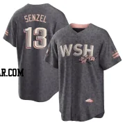 Nick Senzel Men's Washington Nationals Gray Replica 2022 City Connect Jersey