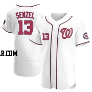 Nick Senzel Men's Washington Nationals White Authentic Home Jersey