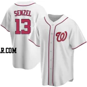 Nick Senzel Men's Washington Nationals White Replica Home Jersey