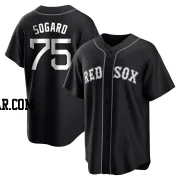 Nick Sogard Men's Boston Red Sox Black/White Replica Jersey