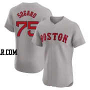 Nick Sogard Men's Boston Red Sox Gray Elite Road Jersey