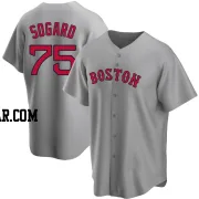 Nick Sogard Men's Boston Red Sox Gray Replica Road Jersey