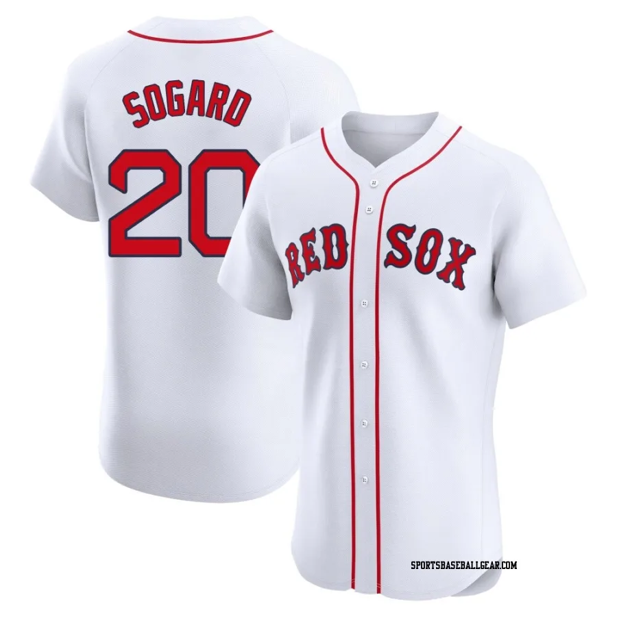 Nick Sogard Men's Boston Red Sox White Elite Home Jersey