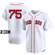 Nick Sogard Men's Boston Red Sox White Limited 2nd Home Jersey