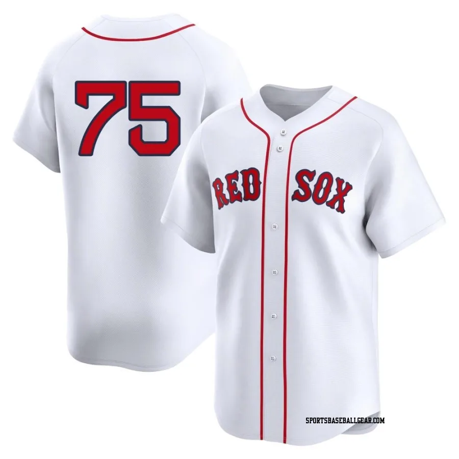 Nick Sogard Men's Boston Red Sox White Limited 2nd Home Jersey