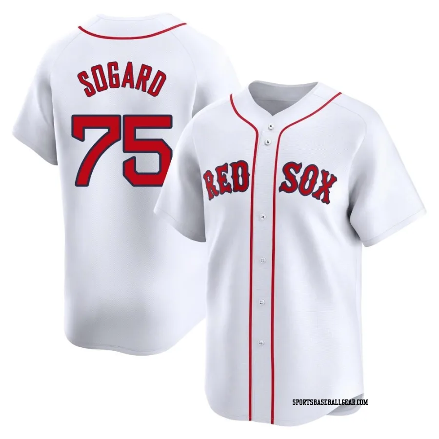 Nick Sogard Men's Boston Red Sox White Limited Home Jersey