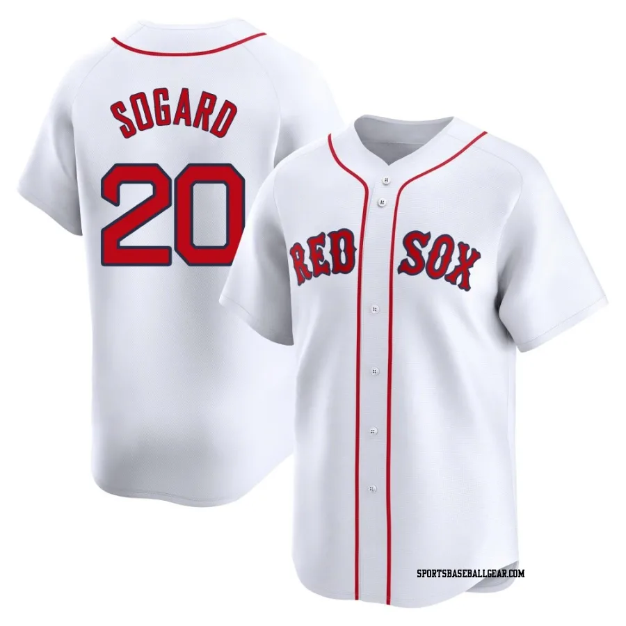 Nick Sogard Men's Boston Red Sox White Limited Home Jersey