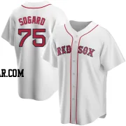 Nick Sogard Men's Boston Red Sox White Replica Home Jersey