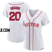 Nick Sogard Women's Boston Red Sox White Authentic 2021 Patriots' Day Jersey