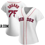 Nick Sogard Women's Boston Red Sox White Authentic Home Jersey