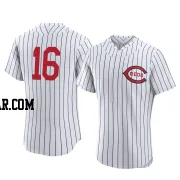 Nick Solak Men's Cincinnati Reds White Authentic 2022 Field Of Dreams Jersey