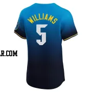 Nick Williams Men's Philadelphia Phillies Blue Elite 2024 City Connect Jersey