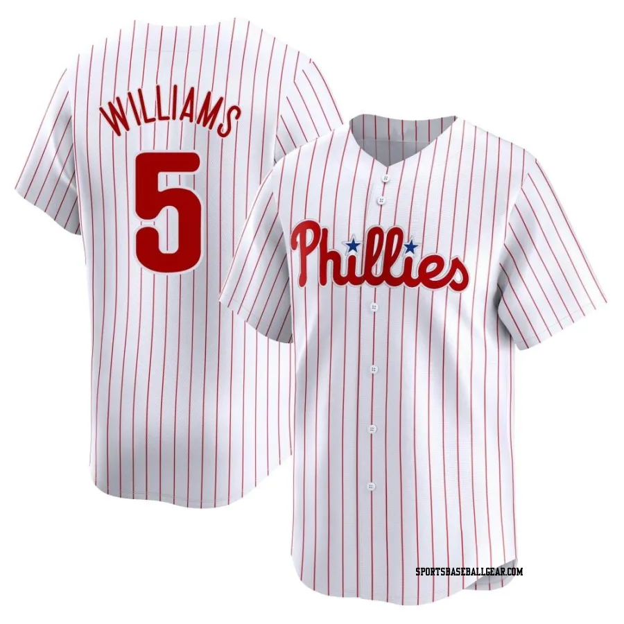 Nick Williams Men's Philadelphia Phillies White Limited Home Jersey