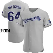 Nick Wittgren Men's Kansas City Royals Gray Authentic Road Jersey