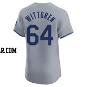 Nick Wittgren Men's Kansas City Royals Gray Elite Road Jersey