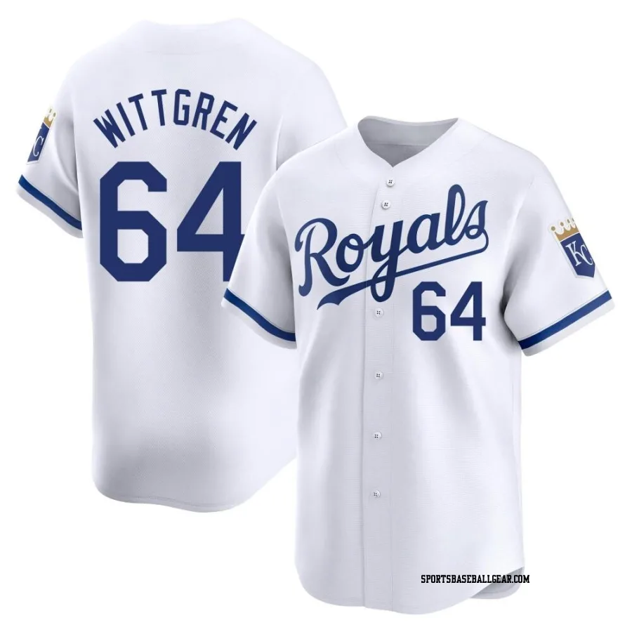 Nick Wittgren Men's Kansas City Royals White Limited Home Jersey