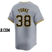 Nick Yorke Men's Pittsburgh Pirates Gray Limited Away Jersey