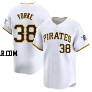 Nick Yorke Men's Pittsburgh Pirates White Limited Home Jersey