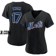 Nick Zwack Women's New York Mets Black Authentic 2022 Alternate Jersey