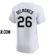 Nicky Delmonico Men's Chicago White Sox White Elite Home Jersey