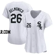 Nicky Delmonico Women's Chicago White Sox White Limited Home Jersey