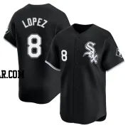 Nicky Lopez Men's Chicago White Sox Black Limited Alternate Jersey