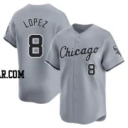 Nicky Lopez Men's Chicago White Sox Gray Limited Road Jersey