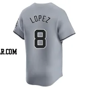 Nicky Lopez Men's Chicago White Sox Gray Limited Road Jersey